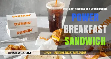 Dunkin's Power Breakfast: Calorie-Loaded Morning Boost