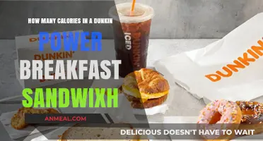 Power Breakfast: Dunkin's Calorie-Loaded Morning Treat
