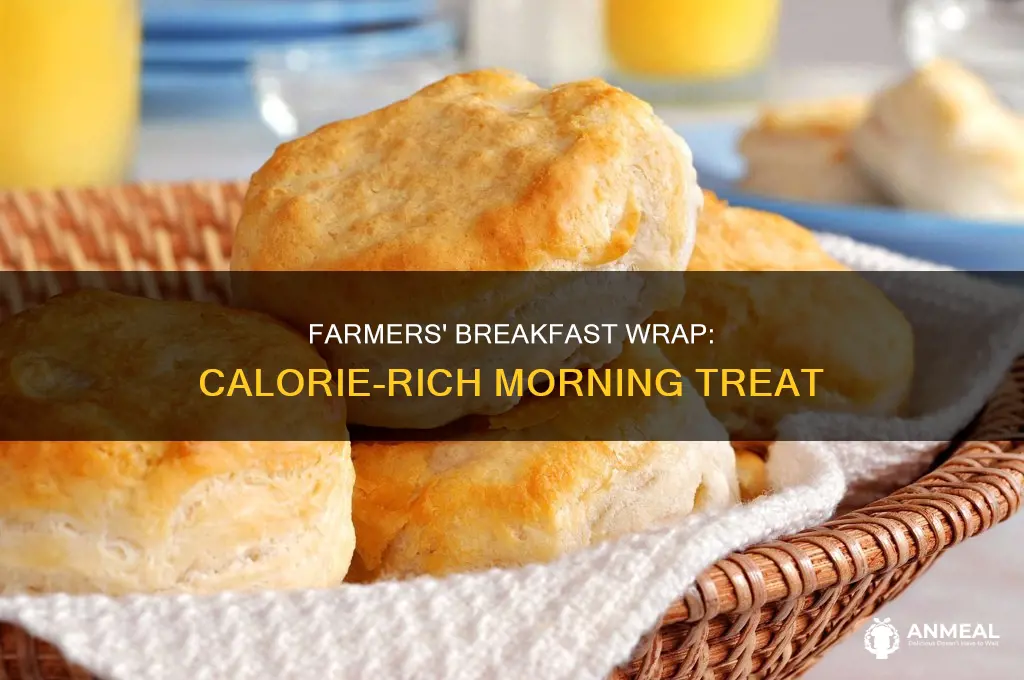 how many calories in a farmers breakfast wrap