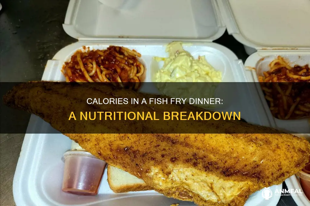 how many calories in a fish fry dinner