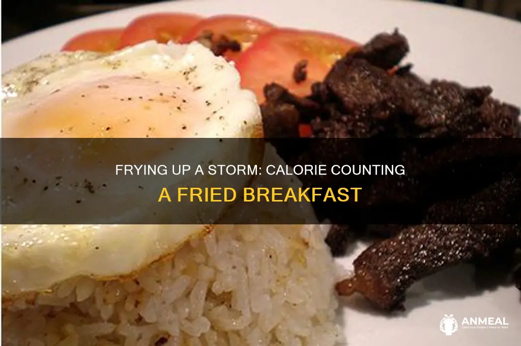 how many calories in a fried breakfast
