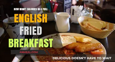 A Hearty Breakfast: Counting Calories in a Full English Fry-Up