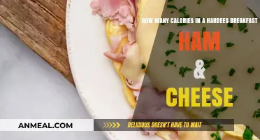 Ham & Cheese Calories: Hardee's Breakfast