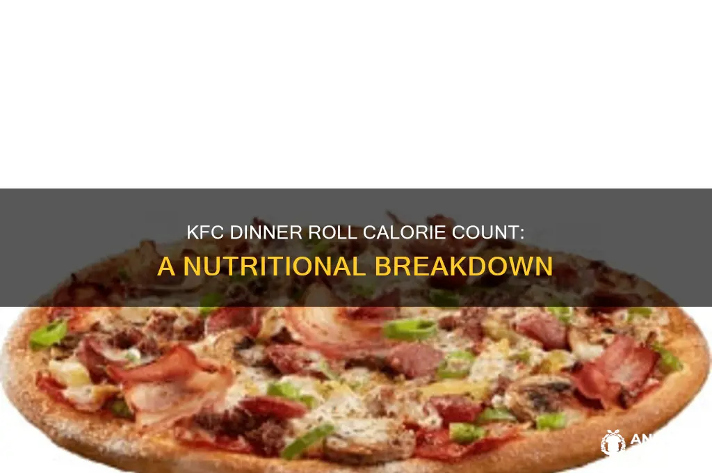 how many calories in a kfc dinner roll