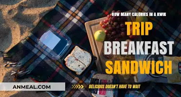 Calorie Count of Kwik Trip Breakfast Sandwiches