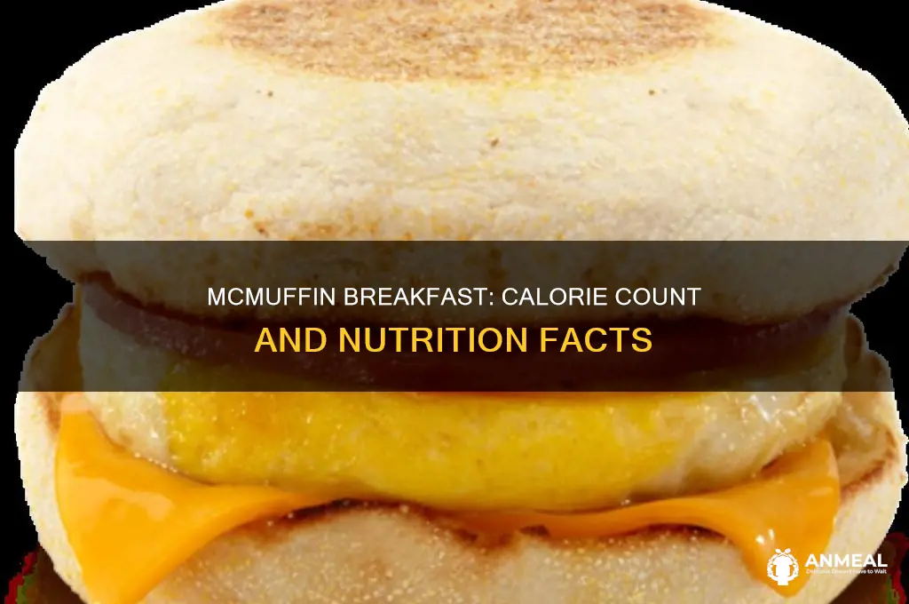 how many calories in a mcmuffin breakfast