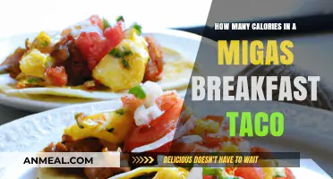 Tasty Migas Breakfast Tacos: Calorie Count Unveiled