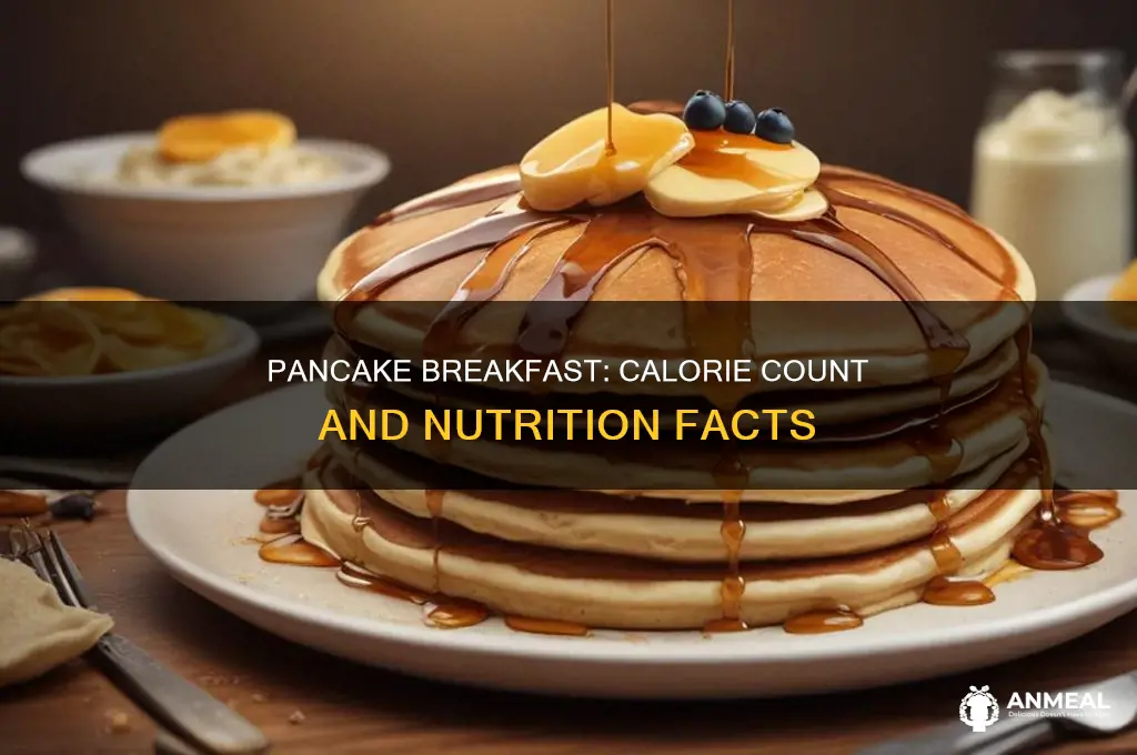how many calories in a pancake breakfast