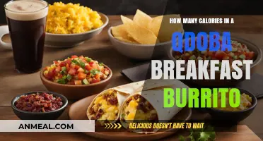 Breakfast Burrito Calories: Qdoba Style