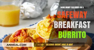 Calorie Count of Safeway Breakfast Burritos