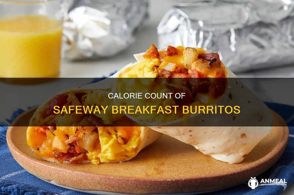 how many calories in a safeway breakfast burrito