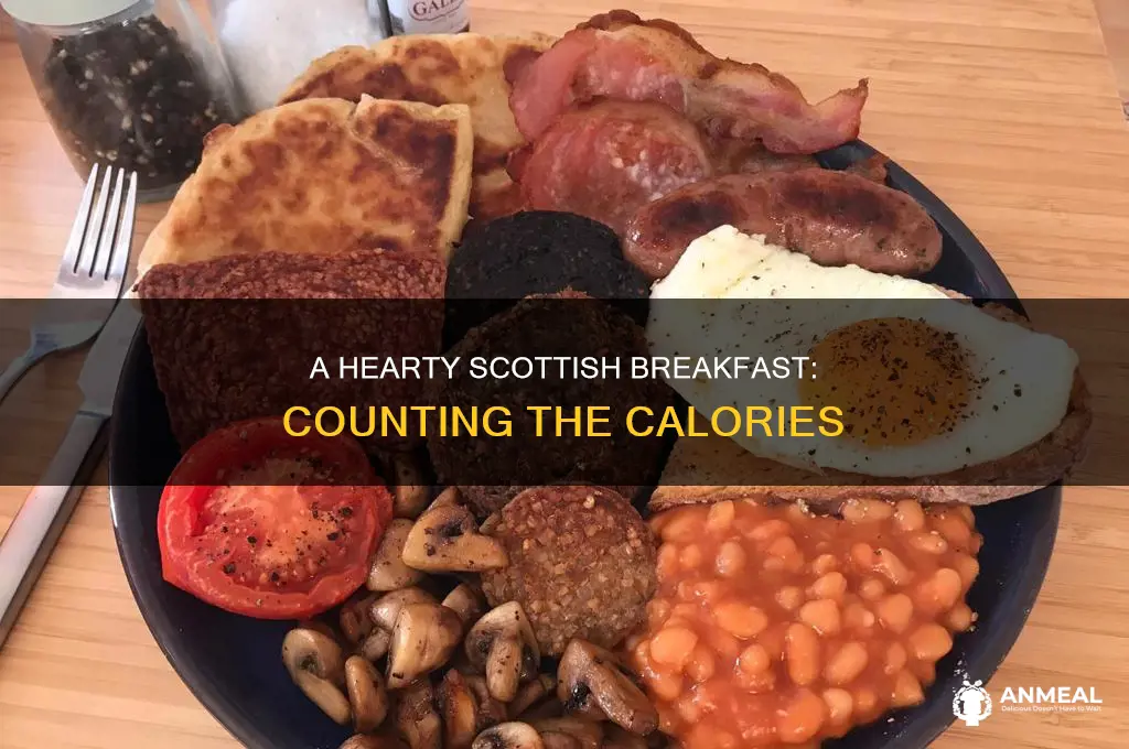 how many calories in a scottish breakfast