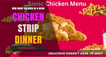 Sonic Chicken Strip Dinner Calories: A Nutritional Breakdown