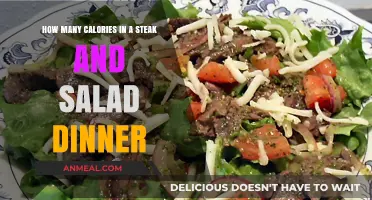 Steak and Salad Dinner: Calorie Count and Nutritional Breakdown