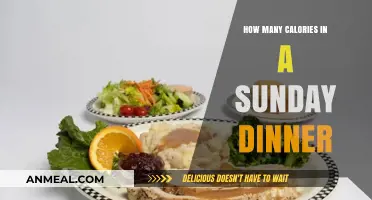 Counting Calories: Unveiling the Nutritional Secrets of a Sunday Dinner