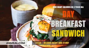 Tesco's Breakfast Sandwich: Calorie Breakdown