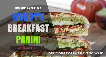 Wendy's Breakfast Panini: Calorie Count and Nutrition Facts