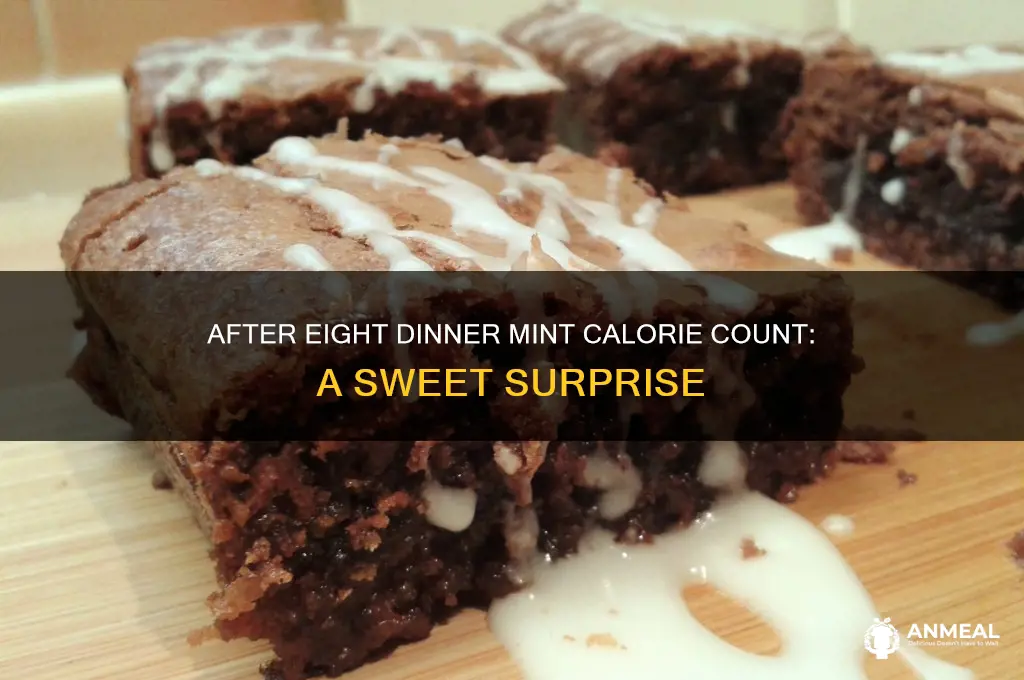 how many calories in an after eight dinner mint