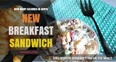 Arby's New Breakfast Sandwich: Calorie Breakdown