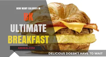 BK Ultimate Breakfast: Calorie Count and Nutrition Facts