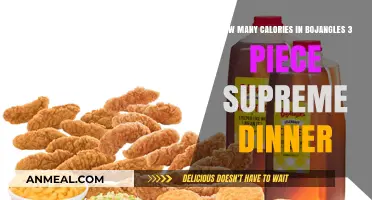 Calories in Bojangles' 3-Piece Supreme Dinner: A Nutritional Breakdown