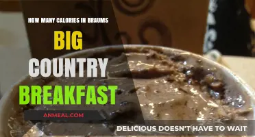 Braum's Big Country Breakfast: Calorie-Rich Morning Feast