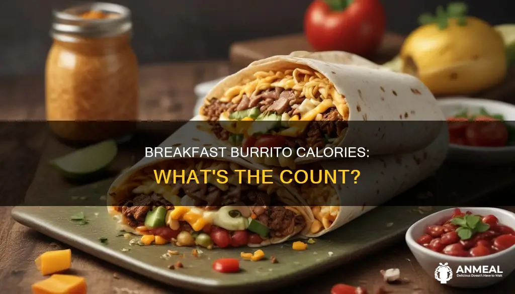 how many calories in breakfast burrito