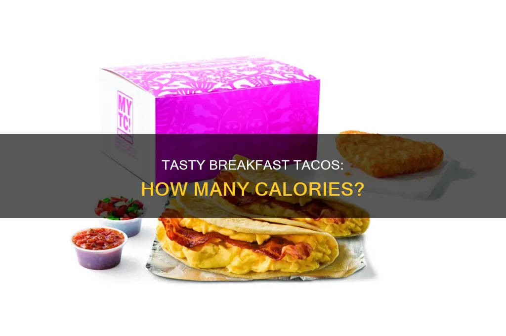 how many calories in breakfast taco