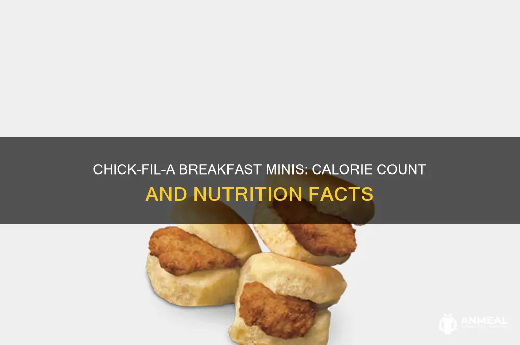 how many calories in chick fil a breakfast minis