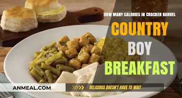 Cracker Barrel Country Boy Breakfast: Calories Unveiled