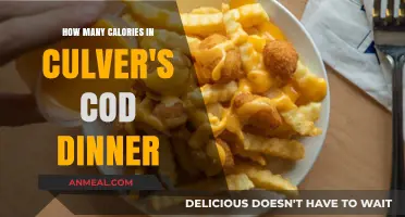 Culver's Cod Dinner Calorie Count: A Nutritional Breakdown