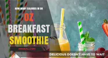 Dr. Oz's Breakfast Smoothie: Nutritional Breakdown