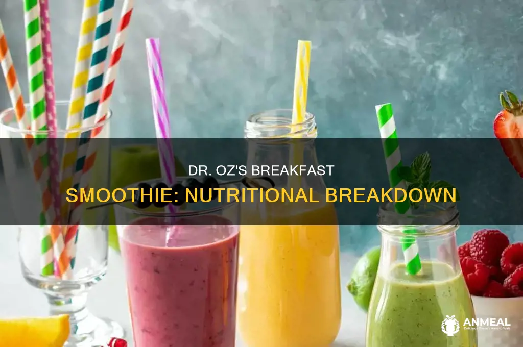 how many calories in dr oz breakfast smoothie
