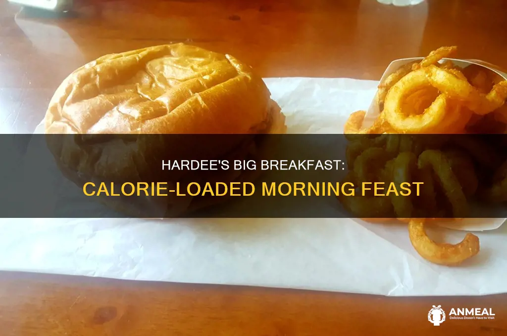 how many calories in hardees big breakfast