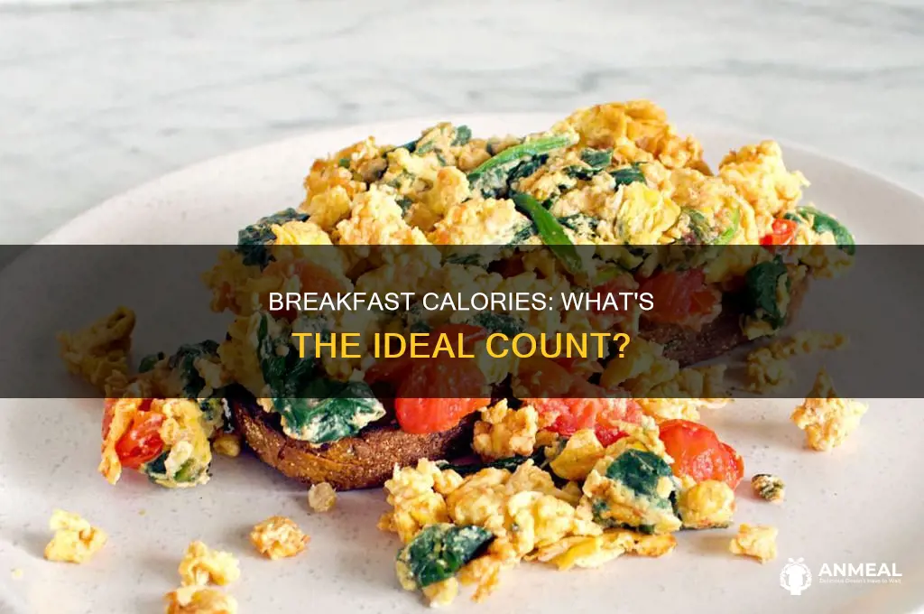 how many calories in ideal breakfast