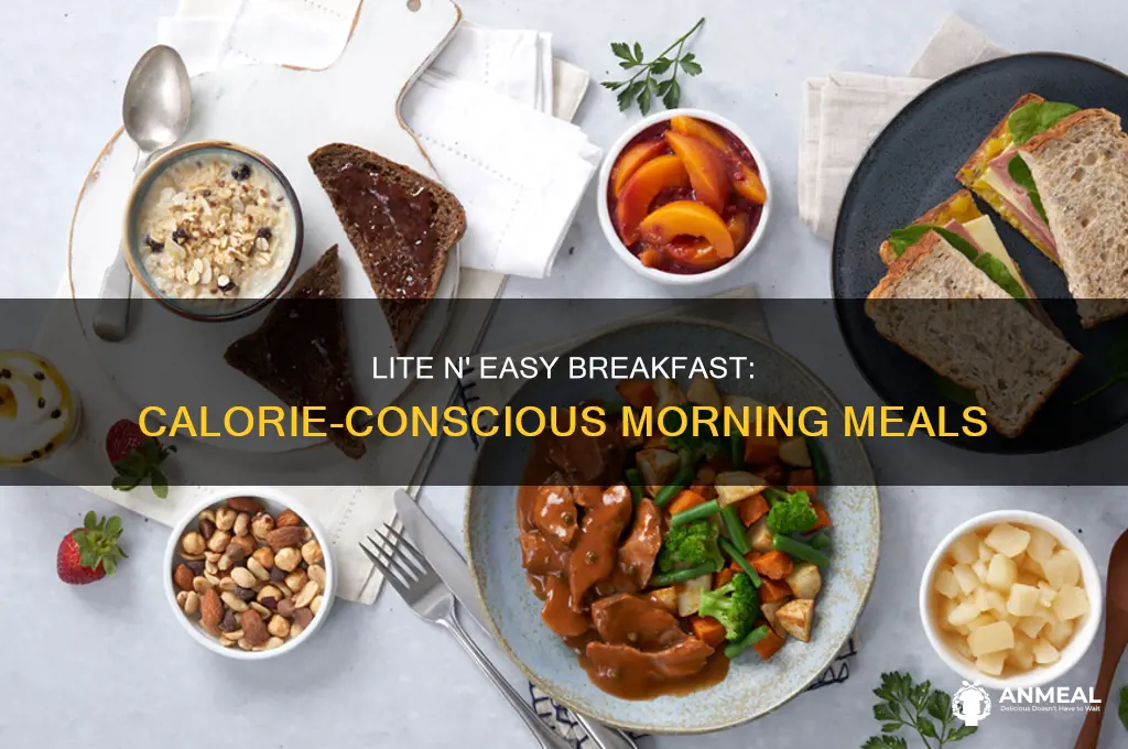 how many calories in lite n easy breakfast