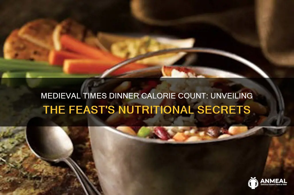 how many calories in medieval times dinner
