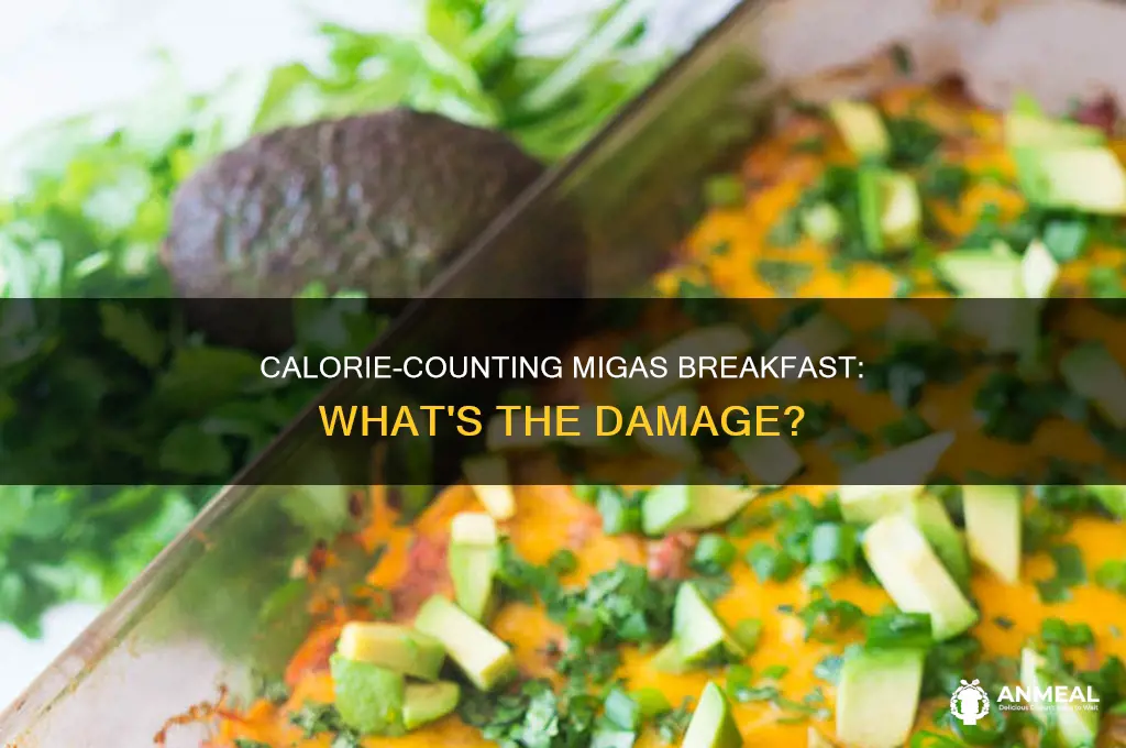 how many calories in migas breakfast