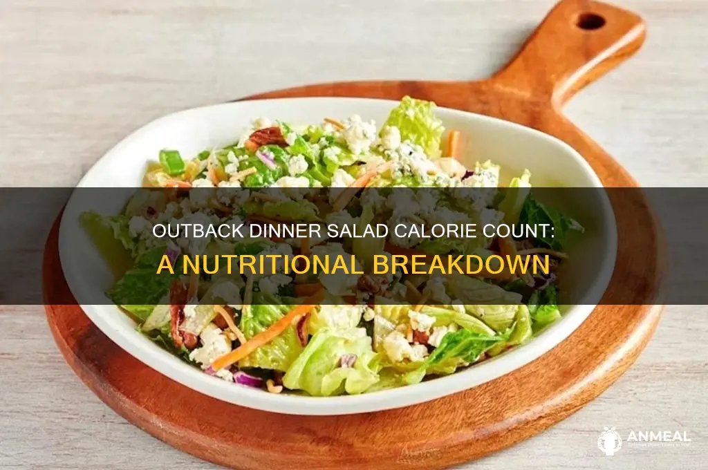 how many calories in outback dinner salad
