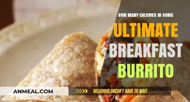Sonic Ultimate Breakfast Burrito: Calories Unveiled