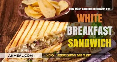 Healthy Breakfast: Calories in Subway's Egg White Sandwich