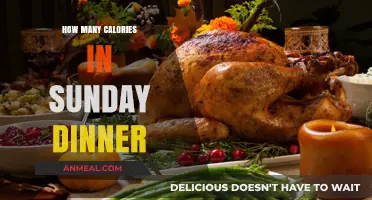 Counting Calories in Your Sunday Dinner: A Nutritional Breakdown