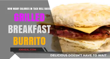 Tasty Taco Bell Breakfast: Calories in Bacon Burrito