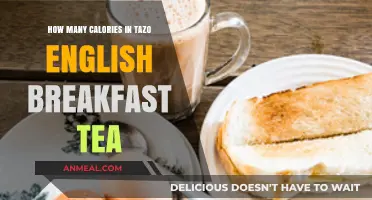 Calories in Tazo English Breakfast Tea: A Healthy Morning Brew