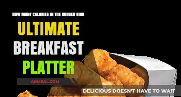BK Ultimate Breakfast Platter: Calories Galore!
