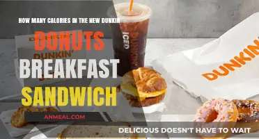 Dunkin's New Breakfast Sandwich: Calorie Breakdown