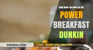 Power Breakfast Calories at Dunkin' Revealed