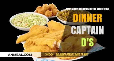 Calories in Captain D's White Fish Dinner: A Nutritional Breakdown