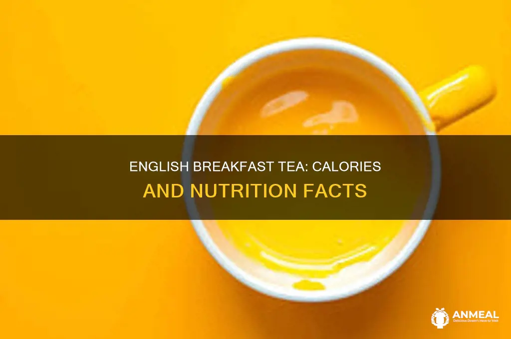 how many calories in twinings english breakfast tea