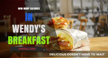 Wendy's Breakfast: Calorie Count and Nutrition Facts